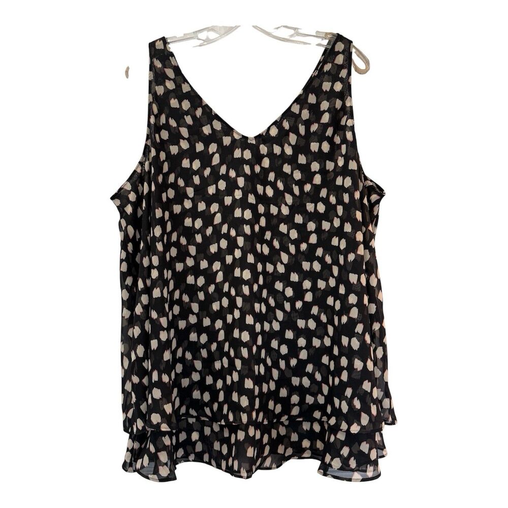 Lane Bryant Womens Plus Size 20 Swing Collection Double-Layer Chiffon Tank NWT